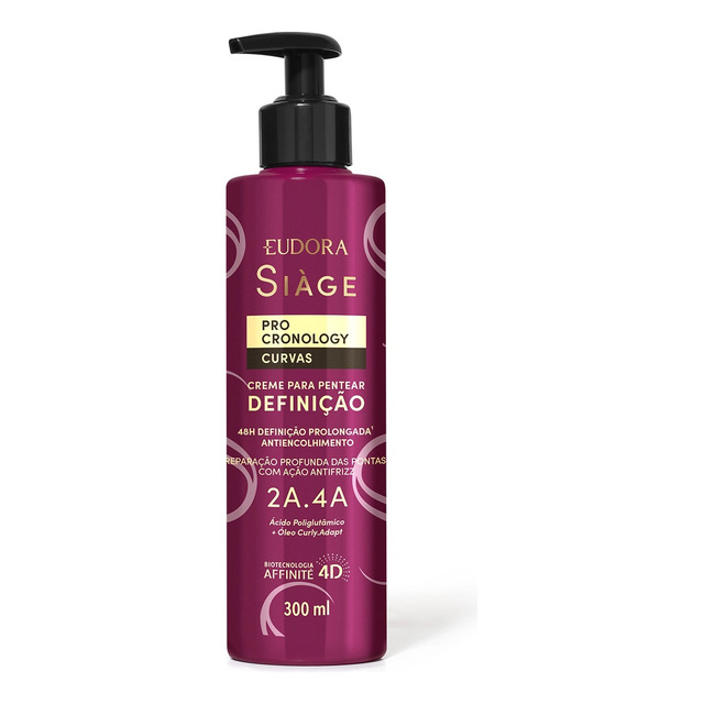 Creme De Pentear Definição Siàge Pro Cronology Eudora 300ml Creme De Pentear Definição Siàge Pro Cronology Eudora 300ml