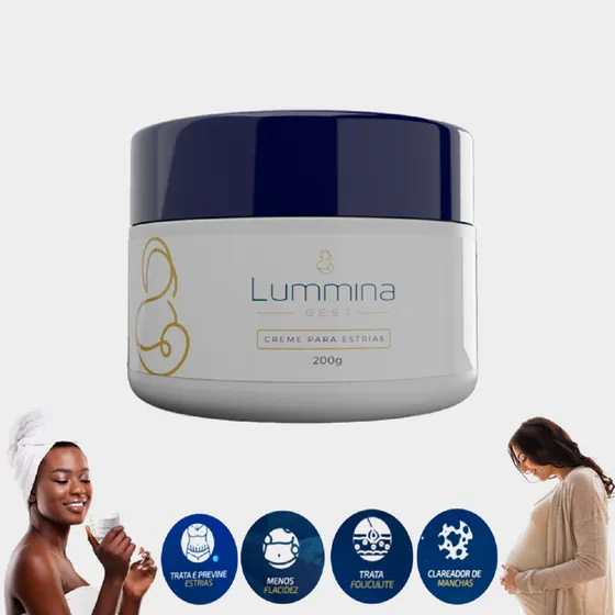 Lummina Gest Original Creme P/estrias/celulite/gestante 200g