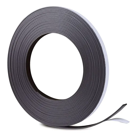 Rollo De Cinta Magnética Flexible Autoadhesiva Fuerte De 10