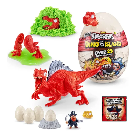 Sets De Muñecos Dino Island Mega Egg Spinosaurus Toy De Zuru
