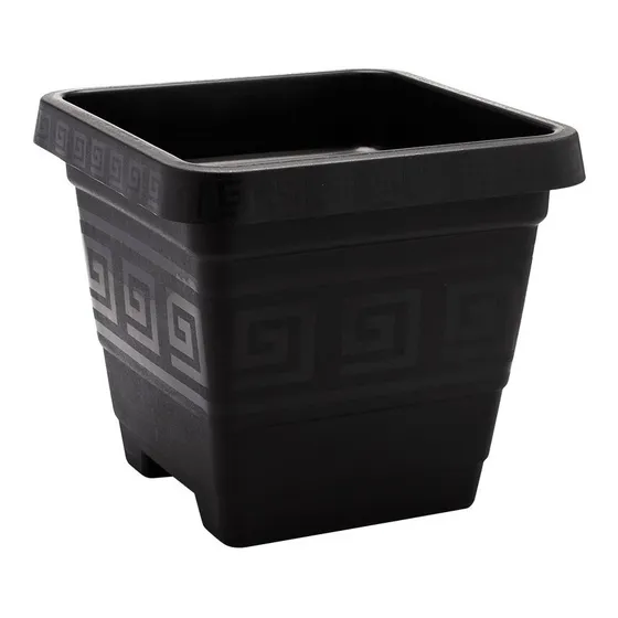 Maceta Cuadrada Plastico 29lts Jardin Jardineria 38x38x34cm
