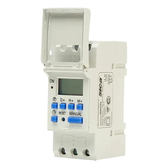 Interruptor Reloj Digital Programador 2 Mod Din 10a Sica