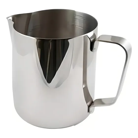 Jarra De Leche Pitcher Barista Acero Inoxidable 600 Ml Plateada