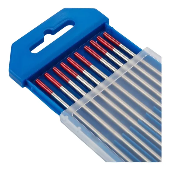 Eletrodo De Tungstênio 2% Tório P/ Inox 2,4mm 10 Unidades
