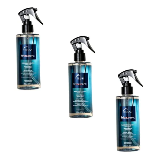 Truss Frizz Zero Kit 3 Unidades Promoção Atacado