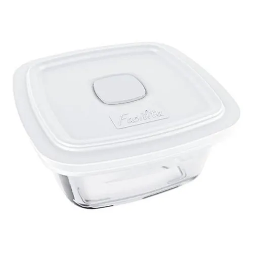 Maceta cuadrada Marinex Facilipa de 500 ml con tapa - Nadir