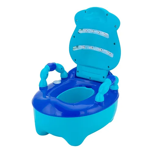 Troninho Infantil Prime Baby Fazenda Musical Azul* Cor Azul