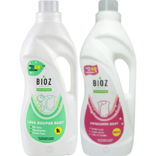 Kit Baby Lava Roupa E Amaciante Vegano Aroma Bebê Bioz Green Kit Baby Lava Roupa E Amaciante Vegano Aroma Bebê Bioz Green