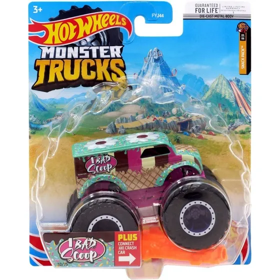 Carro Hot Wheels Monster Trucks Bad Scoop