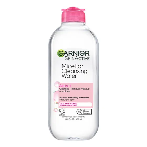 Agua Miscelar Garnier (todo Tipo De Piel) 13.5oz B-makeup