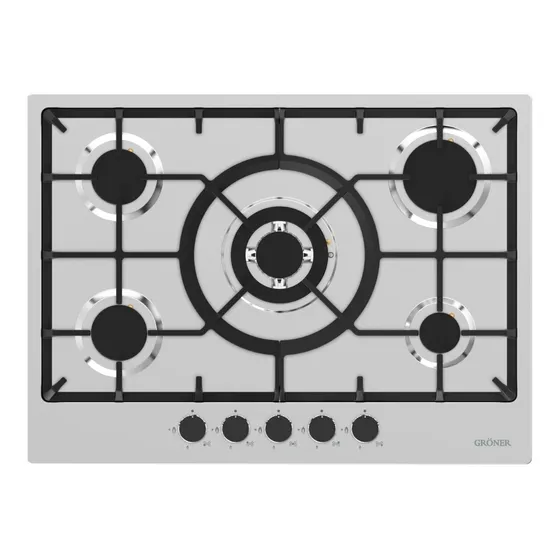 Encimera A Gas Inox 5q