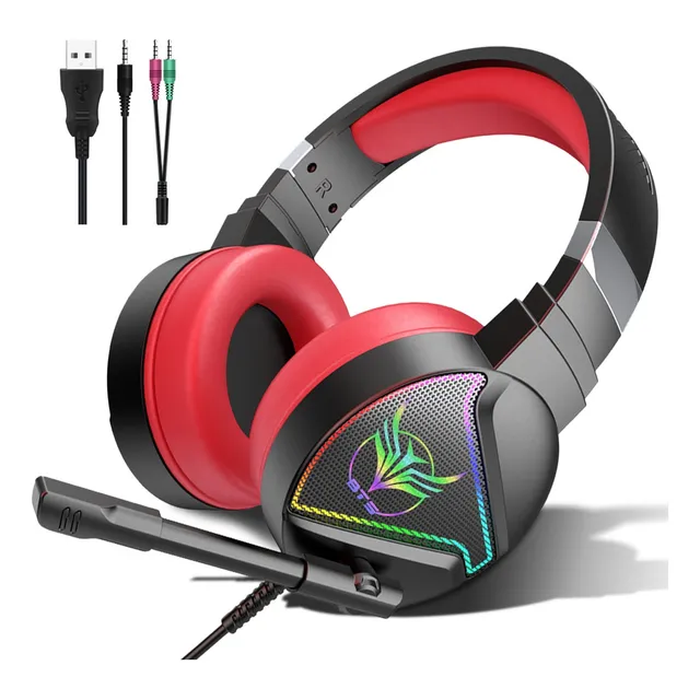 Audífonos Gamer Con Microfono Y Led Rgb Para Pc Xbox Ps4 G2