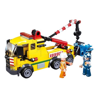 Set Bloques De Construcción Grúa Y Motocicleta 2 Figuras Set Bloques De Construcción Grúa Y Motocicleta 2 Figuras