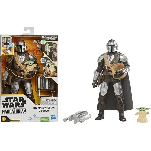 Star Wars The Mandalorian Y Grogu 30cm Con Sonidos Hasbro