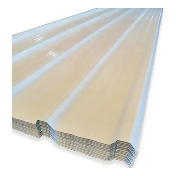 Chapa Trapecio Upvc Blanca