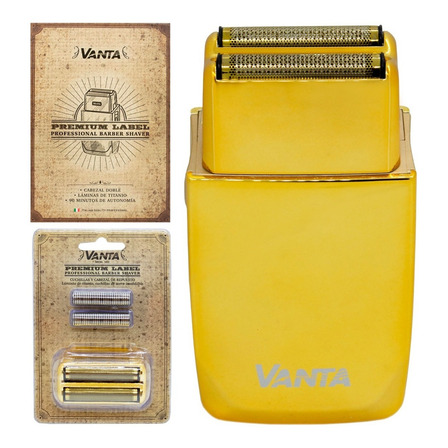 Vanta Afeitadora Inalámbrica Barberia + Repuesto 101 Dorada Vanta Afeitadora Inalámbrica Barberia + Repuesto 101 Dorada