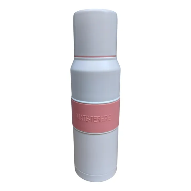 Termo Autocebante Mate Listo 1 L Acero Inoxidable Automatico