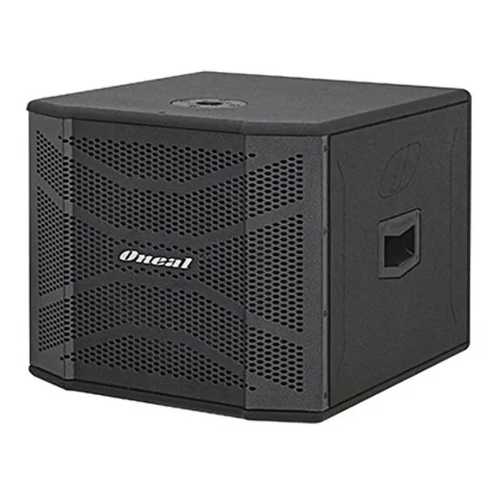 Caixa Subwoofer Oneal Ativo Sub Grave Opsb 3215x Prof 15 Pol Cor Preto 127/220V