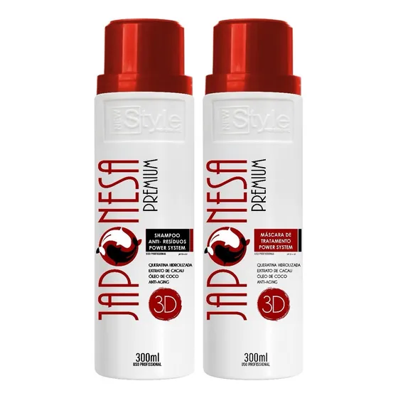 Japonesa 3d Compatível Tioglicolato De Amônia 2x300ml
