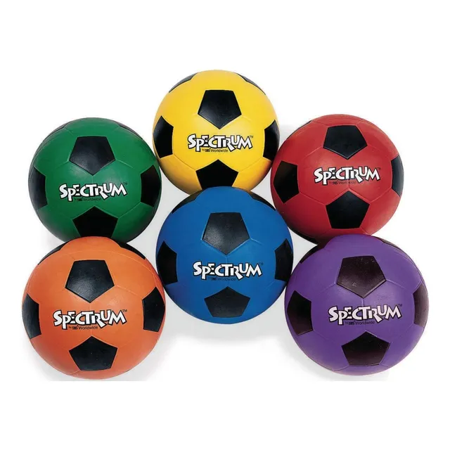 Espectro Goma Balon Futbol Tamaño 4-rojo