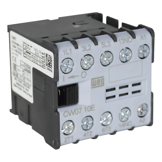 Mini Contator Weg 220v 7a Tripolar 1na Cw07-10-30d24