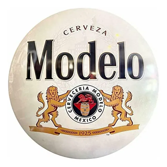 Letrero De Metal Modelo Cerveza Oficialmente Licenciado Para