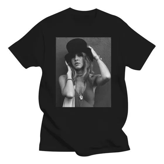 Playera Unisex De Algodón Con Estampado De Stevie Nicks