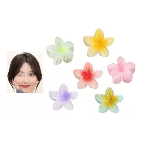 Accesorio Para El Cabello Con 6 Flores Hawaianas Artificiale