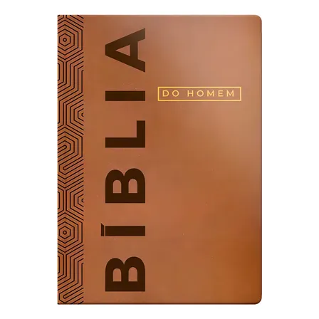 Bíblia Do Homem Nvi - Letra Grande - Luxo Marrom, De Sbi. Geográfica Editora, Capa Dura, Edição 1 Em Português, 2023