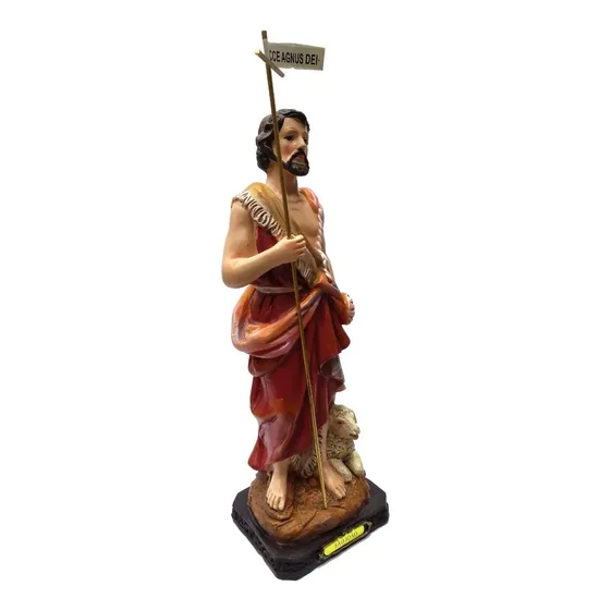 Imagem São João Batista 30cm Resina Importada
