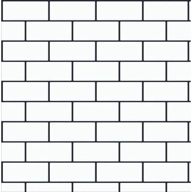 Laminas Azulejos Subway Autoadhesivos Blancos En 24hs