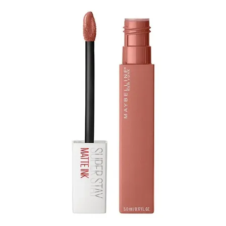 Batom Líquido Maybelline Super Stay Matte Ink Seductress, De Longa Duração E Não Transfere