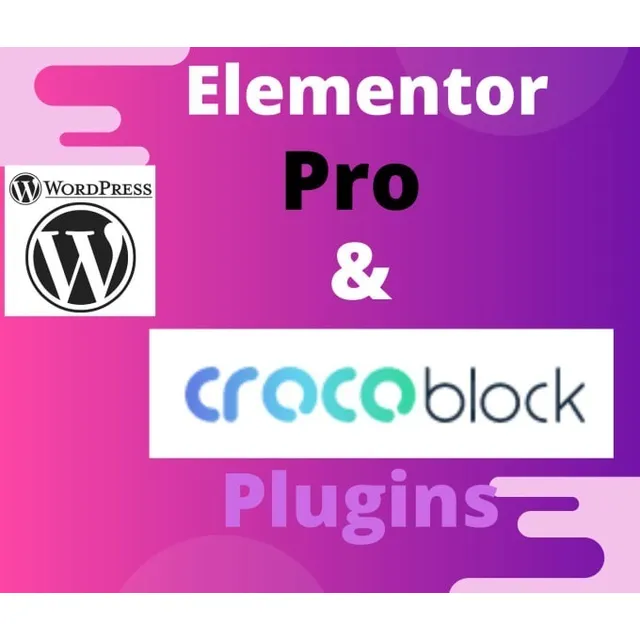 Elementor Pro + Crocoblock Original Licencia 1 Año - 1 Web