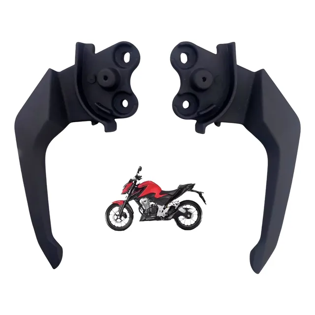 Par Alça Traseira Cb 300f Twister Preto  Microstexturizado
