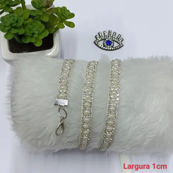Cinto 1.3cm Largura Regulável Strass Brilho Festa Casamento 