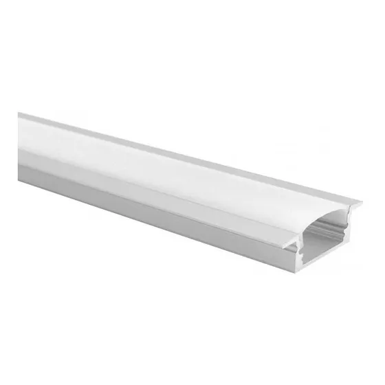 Perfil Aluminio Para Luz Led Empotrable De 2 Metros