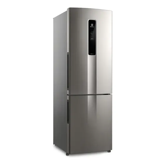 Geladeira Electrolux Frost Free Inverter 400L Efficient AutoSense e Rapid Freeze Inverse Inox Look (IB6S) Bivolt