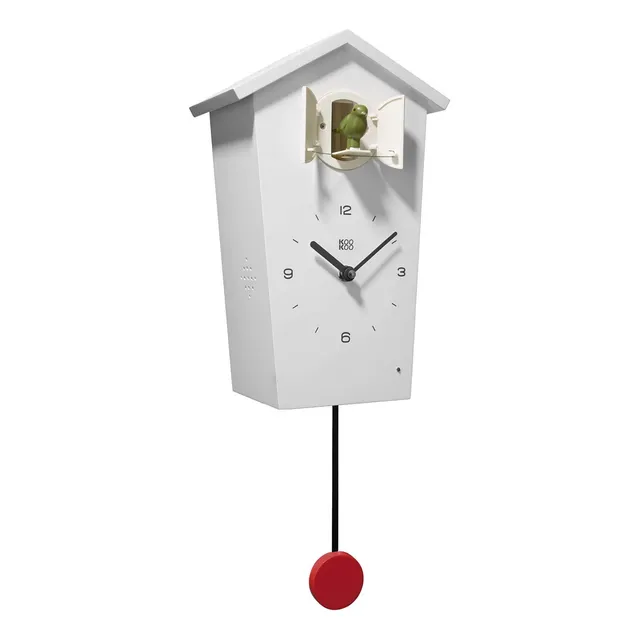 Reloj Cuco Diseño Moderno 12 Voz Pajaro Natural Llamada