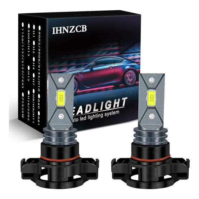 Faros Neblineros Led H16/5202/psx24w 6500k Blanco 1 Par 150w