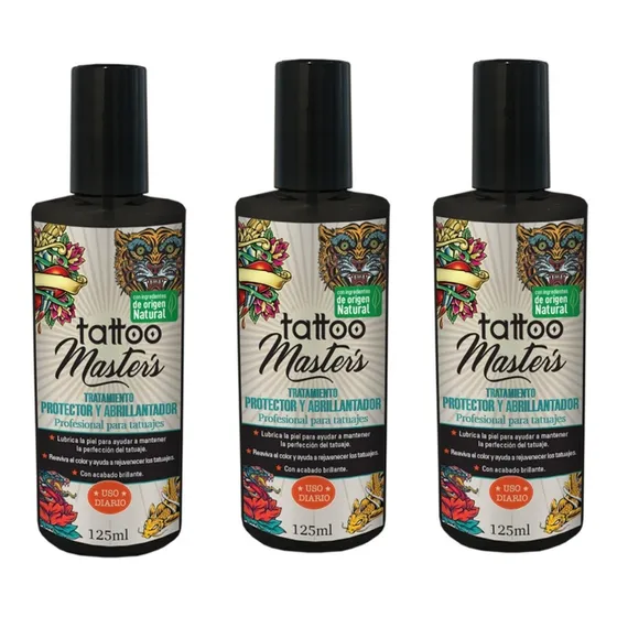 3pz Tattoo Master´s Protector-abrillanta P/tatuaje 125ml C/u