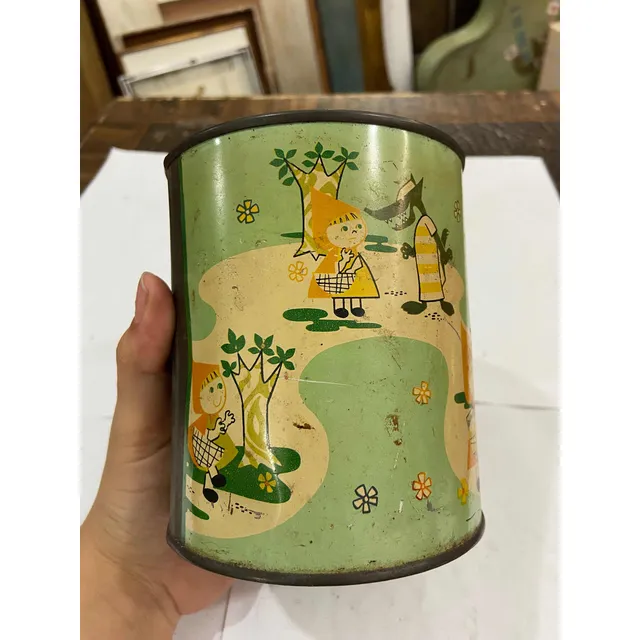 Lata Antiga Leite Glória / Lobo Mau E Chapeuzinho Vermelho 