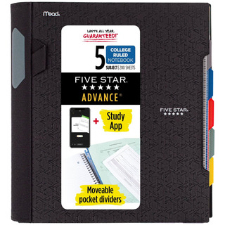 Cuaderno Espiral Five Star Con Aplicación De Estudio Cuaderno Espiral Five Star Con Aplicación De Estudio