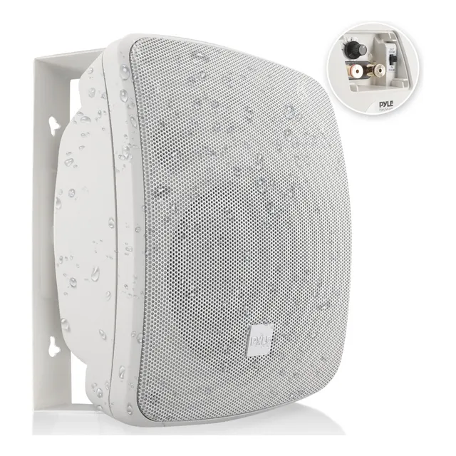 Pyle Bocina Para Exteriores Impermeable De 3.5 Pyle Montable Blanco