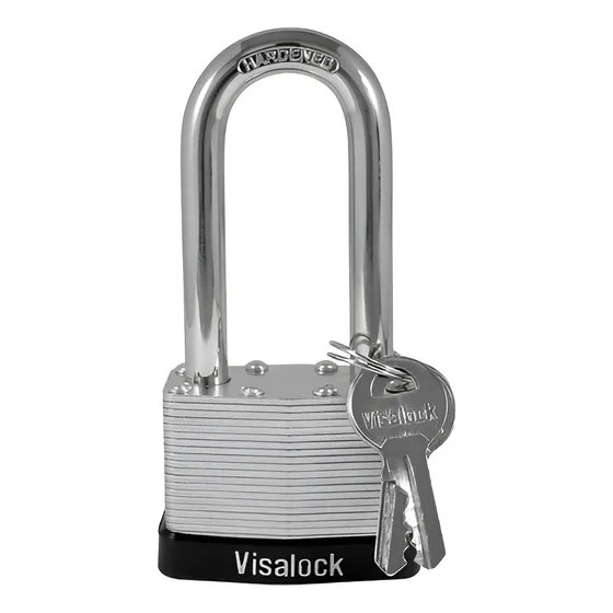 Candado Arco Largo Laminado 50mm Acero Visalock