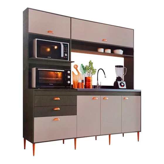 Mueble Kit Cocina Compacta Premium® +pileta Inox Latentación