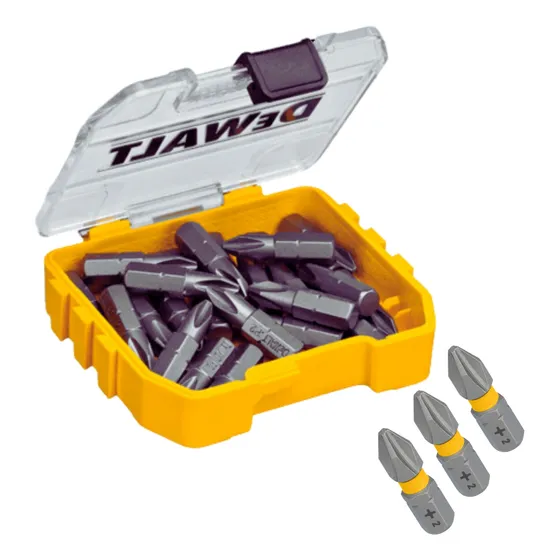 Jogo Bits Parafusadeira Ponta Philips 30pcs C/ Caixa Dewalt