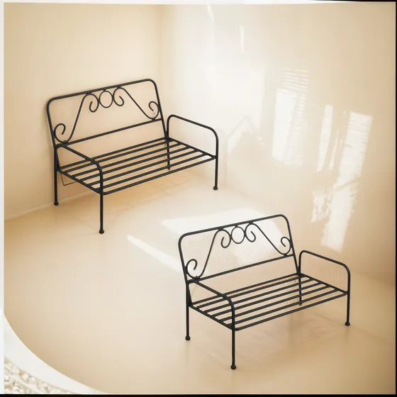 Funomocya 2 Piezas De Silla Forjada Retro Soporte Decorativ.