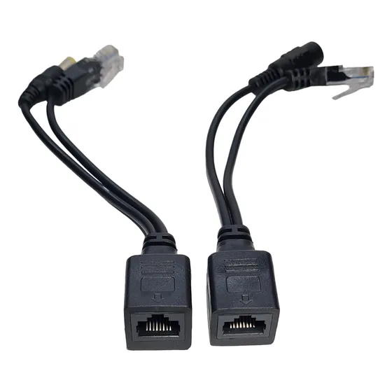 Inyector Y Eyector Poe Pasivo Rj45 Access Router Camaras Ip