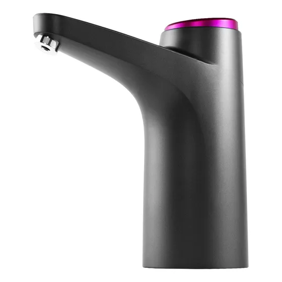 Bomba Dispensadora de Agua Eléctrica Recargable para Botellón de 20 Litros Fácil Uso con Botón, Portátil y Compacta Color Negro Moderno Chef Master