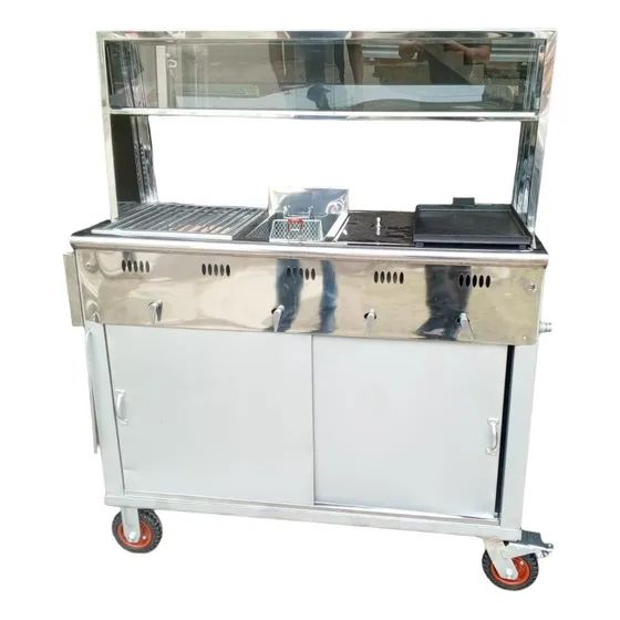 Carro De Comidas Rápidas Ruedas Grandes